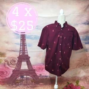 ⭐️Old Navy slim fit  cactus print shirt